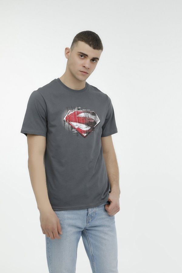 Lumberjack Lumberjack Ml Superman 11spdm07 3fx Anthracite Mens Short Sleeve T-shirts