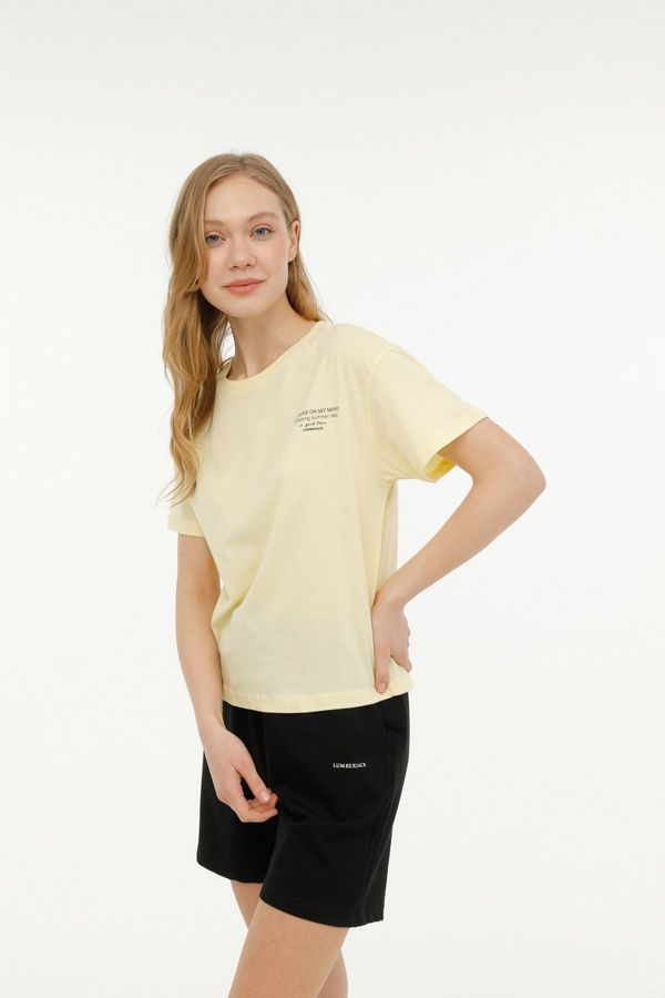 Lumberjack Lumberjack WL ANNA 11 3FX YELLOW Woman Sleeve T-Sh