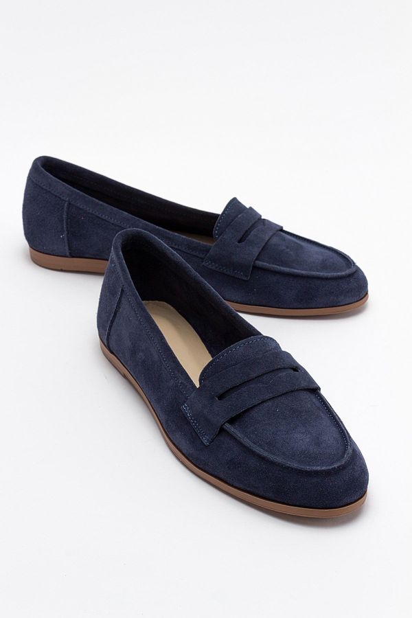 LuviShoes LuviShoes F02 Denim Suede Women's Ballerinas