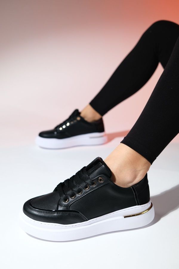 LuviShoes LuviShoes FLENA Black Women's Sports Shoes