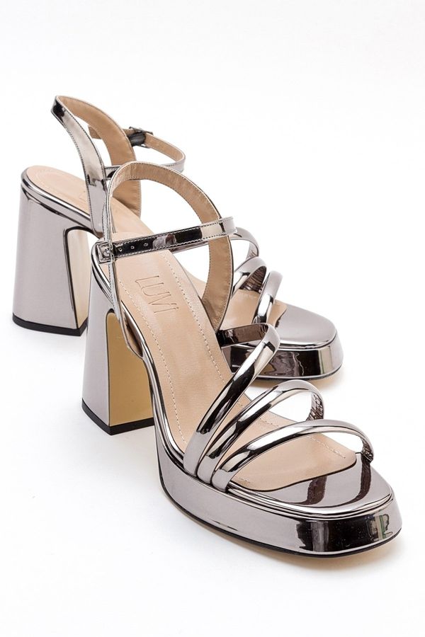 LuviShoes LuviShoes HEAS Platinum Women's Heeled Shoes