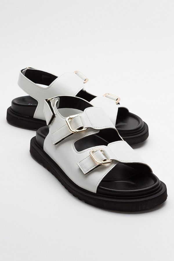 LuviShoes LuviShoes HERMOSA Women's White Sandals