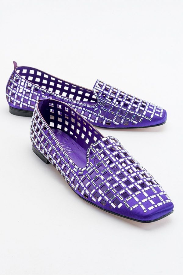 LuviShoes LuviShoes Hoof Purple Women's Flats