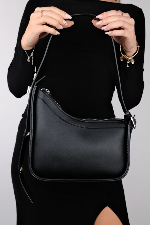 LuviShoes LuviShoes MANATAN Black Women's Handbag