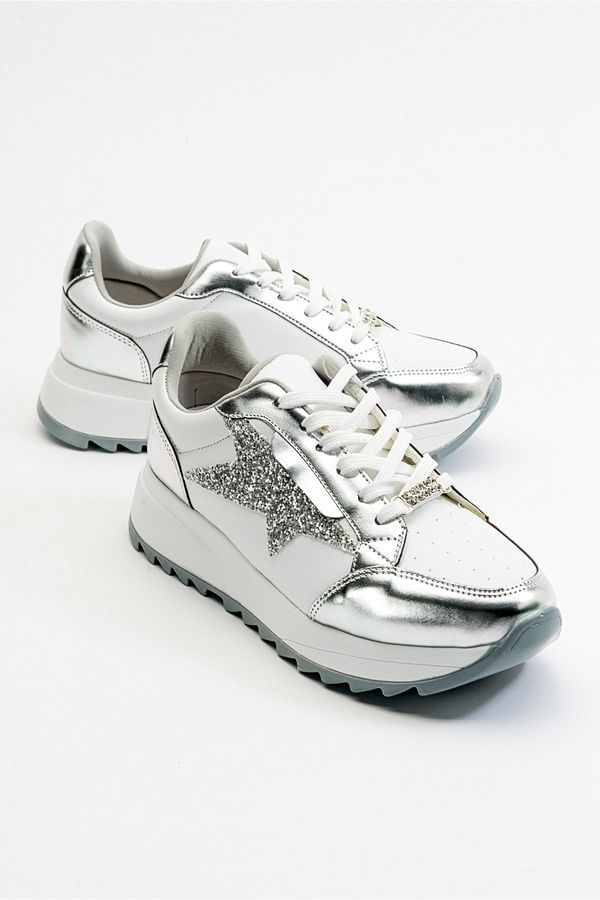 LuviShoes LuviShoes Senra White Women's Sneakers