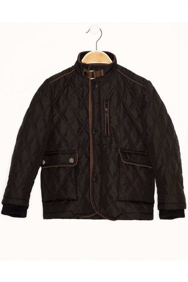 dewberry M3002 DEWBERRY BOYS' COAT-BLACK