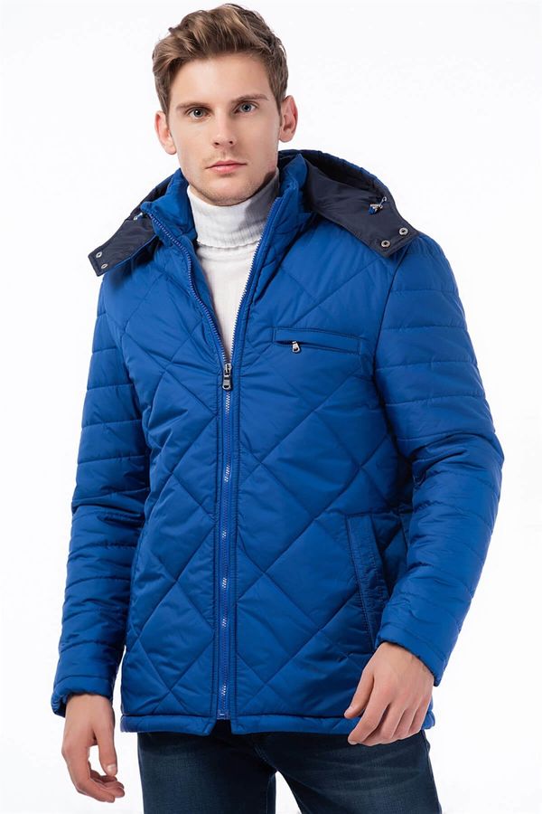 dewberry M8605 DEWBERRY MEN'S COAT-SAKS BLUE