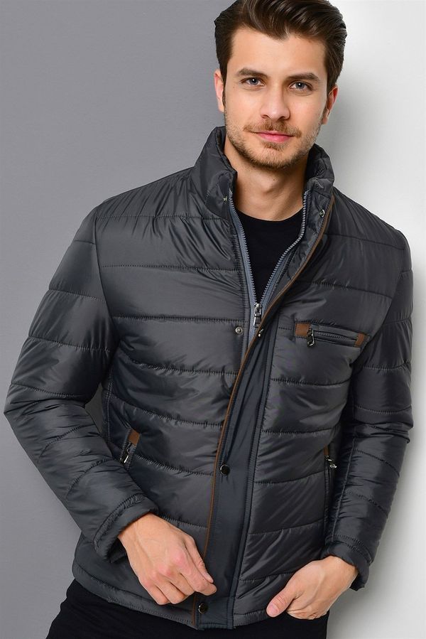 dewberry M8625 DEWBERRY MEN'S COAT-ANTHRACITE