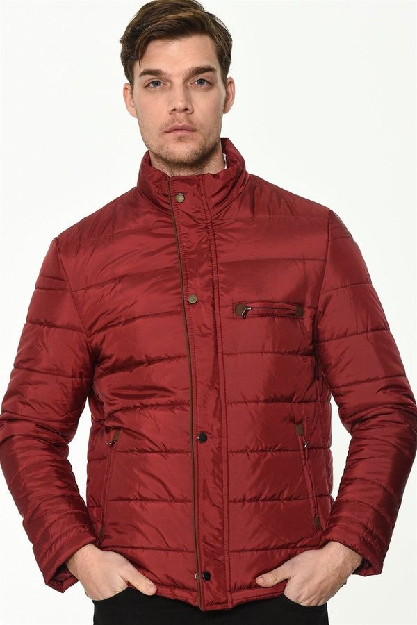 dewberry M8625 DEWBERRY MEN'S COAT-BURGUNDY