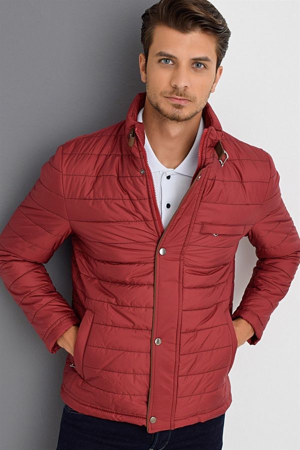 dewberry M8644 DEWBERRY MEN'S COAT-BURGUNDY