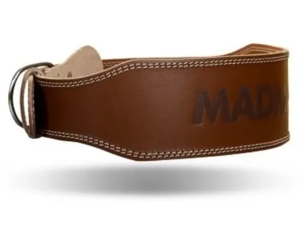 MadMax MadMax Full Leather Belt MFB246 Brown S