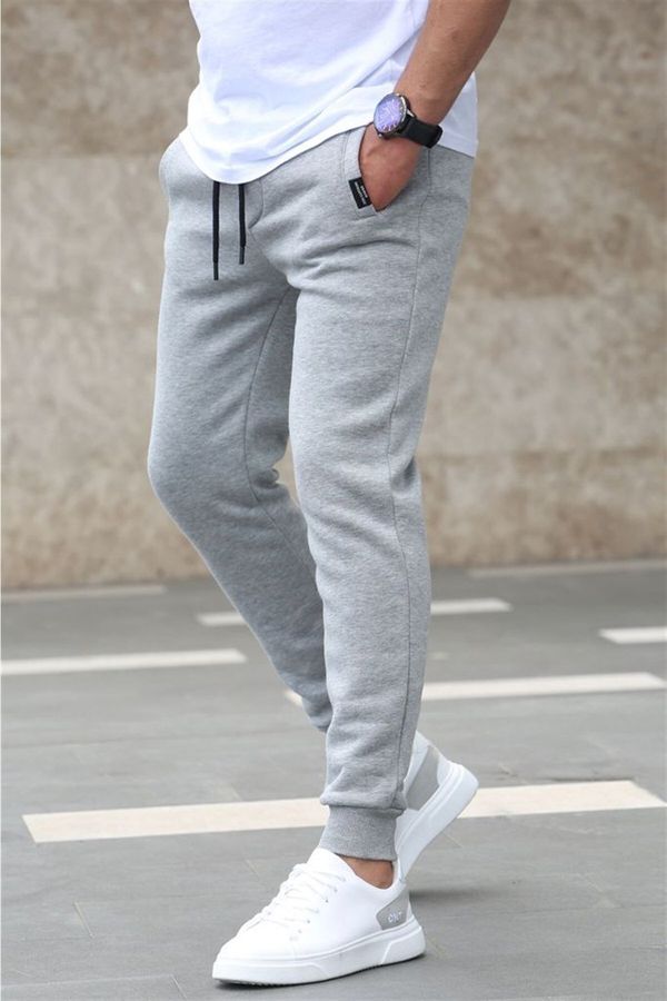 Madmext Madmext Basic Gray Tracksuit 4210