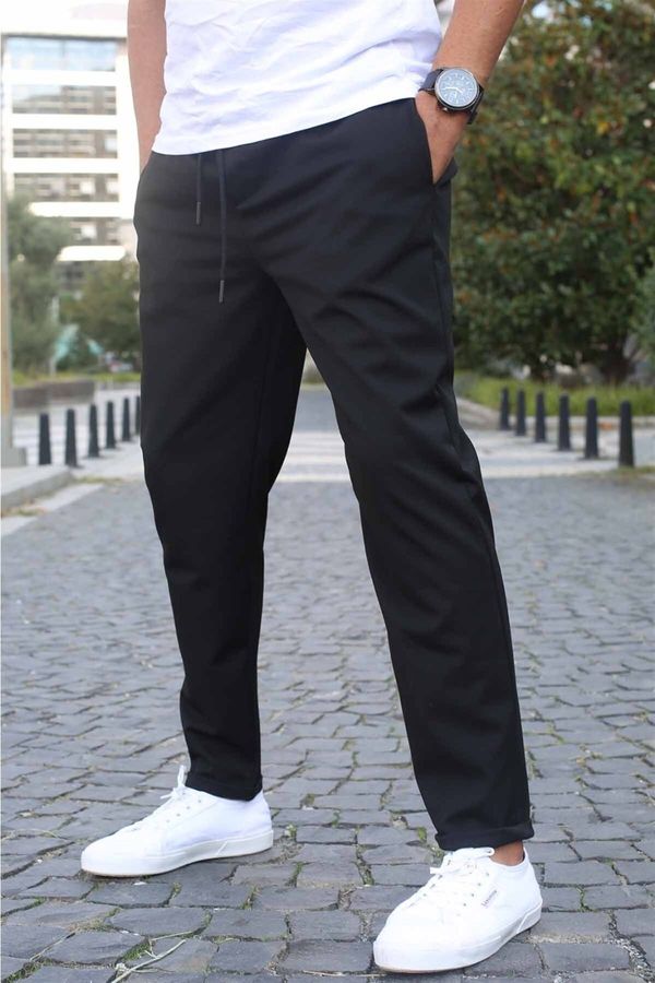 Madmext Madmext Black Basic Jogger Trousers 5486