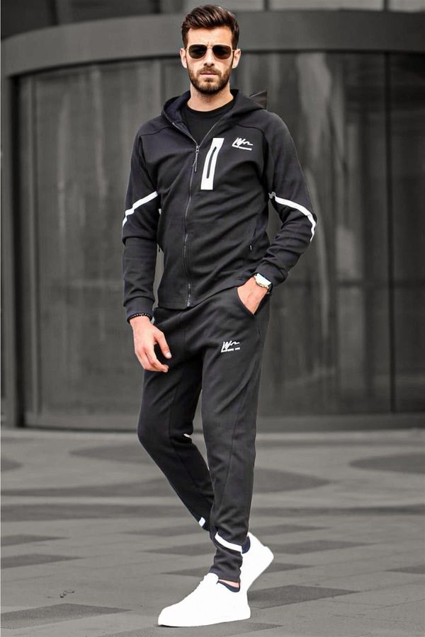 Madmext Madmext Black Men's Tracksuit Set with a Hoodie 6813