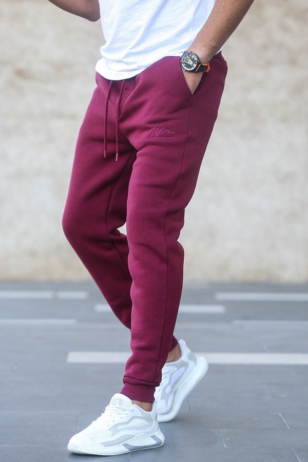 Madmext Madmext Claret Red Basic Tracksuit 5433
