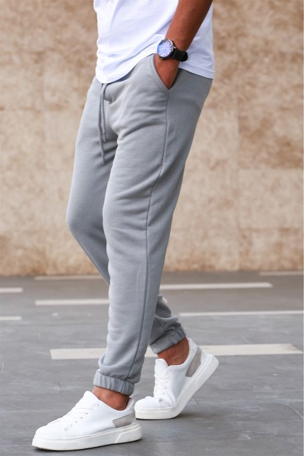 Madmext Madmext Dyed Gray Basic Tracksuit 5424