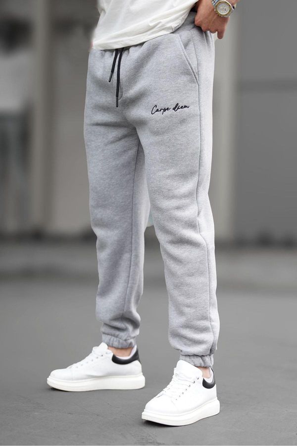 Madmext Madmext Gray Basic Tracksuit 6521