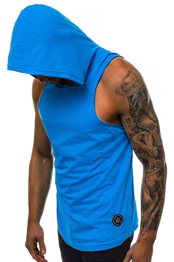 Madmext Madmext Hooded Undershirt Turquoise 2893