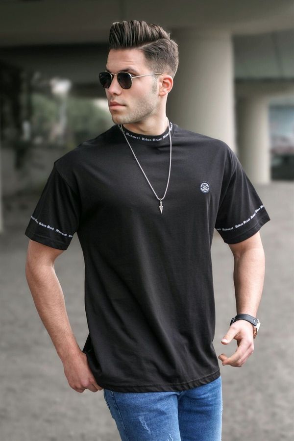 Madmext Madmext Men's Black T-Shirt 5355