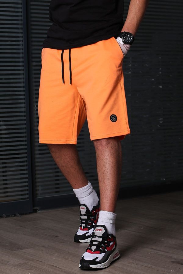 Madmext Madmext Men's Orange Basic Shorts 5446