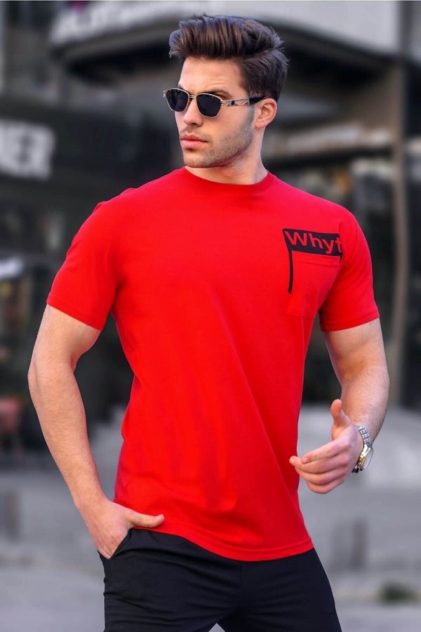 Madmext Madmext Men's Red T-Shirt 4959