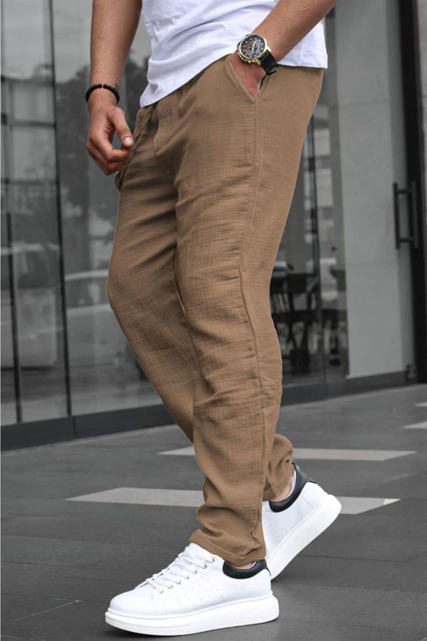 Madmext Madmext Mink Muslin Fabric Men's Basic Trousers 6507