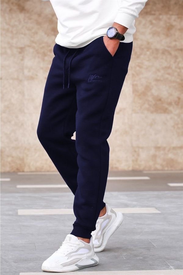 Madmext Madmext Navy Blue Basic Tracksuit 5433