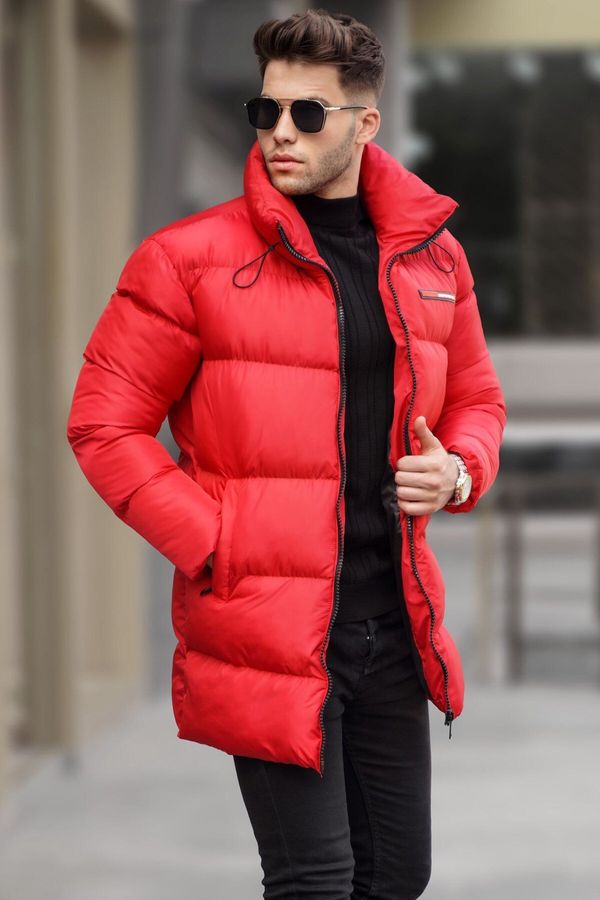 Madmext Madmext Red Basic Puffer Jacket 5776