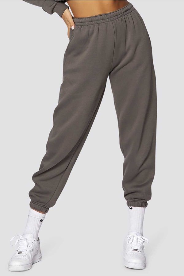 Madmext Madmext Women's Gray Basic Sweatpants Mg771