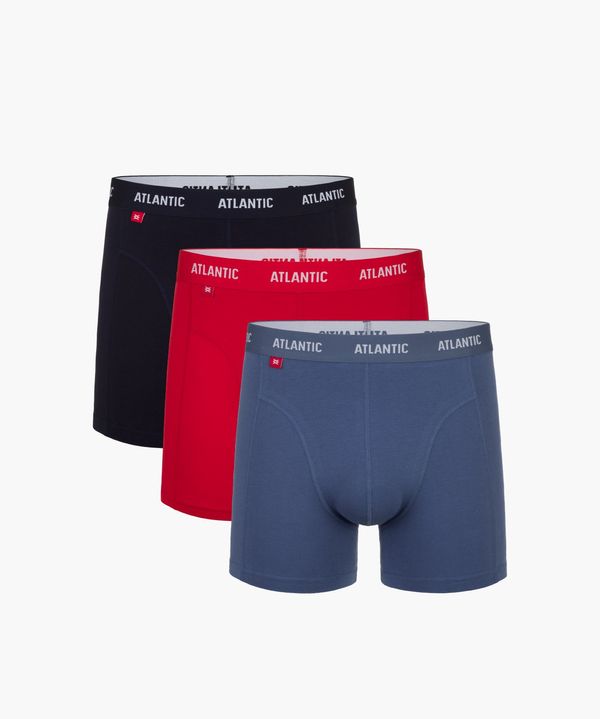 Atlantic Man boxers ATLANTIC Comfort 3Pack - dark blue/blue/red