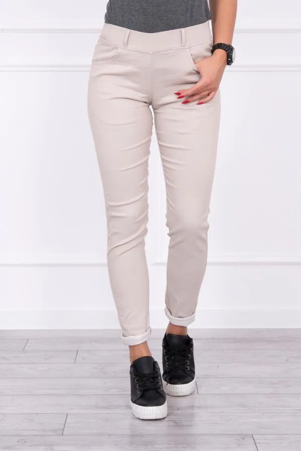 Kesi marka niezdefiniowana Colorful jeans beige