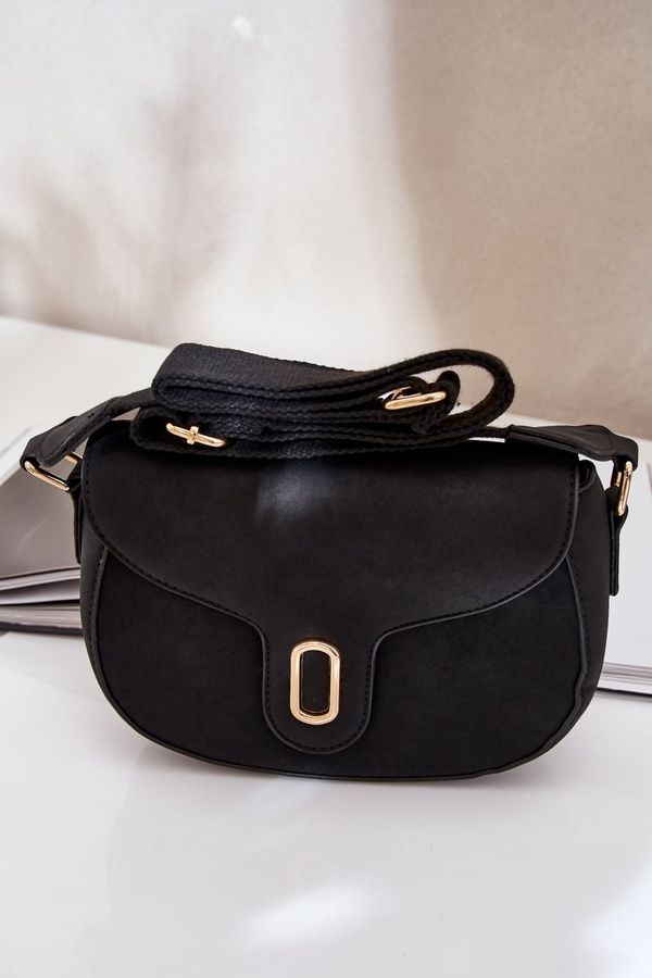 marka niezdefiniowana marka niezdefiniowana Crossbody Bag Made Of Eco Leather Black Samriddhi