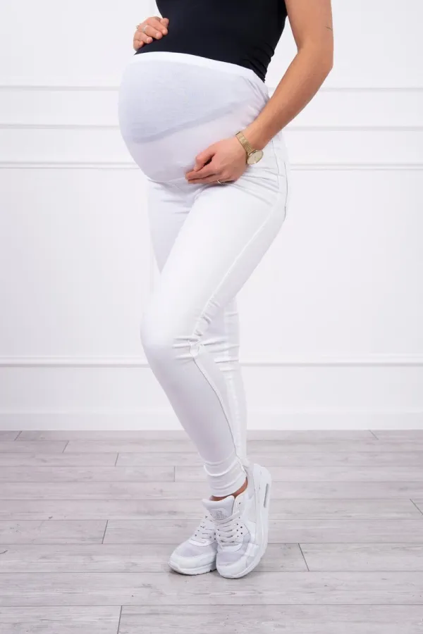 Kesi marka niezdefiniowana Maternity jeans white