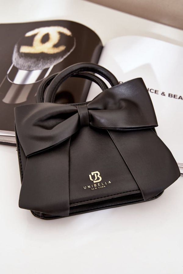 marka niezdefiniowana marka niezdefiniowana Small Bag With Bow Black Nesehe