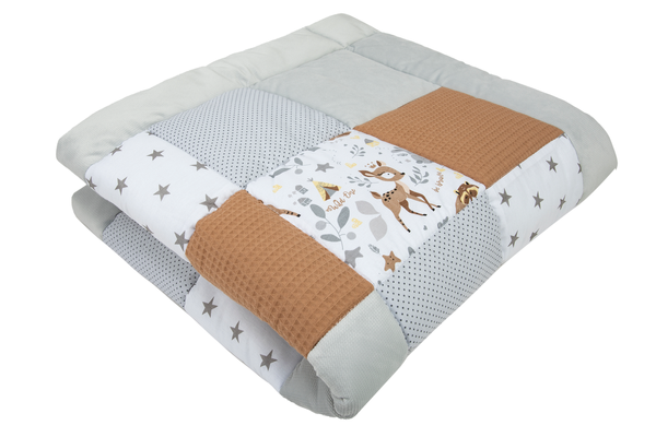 Medi Partners Medi Partners Crawling Blanket 100% Cotton  Multifunctional Thick Soft Play mat