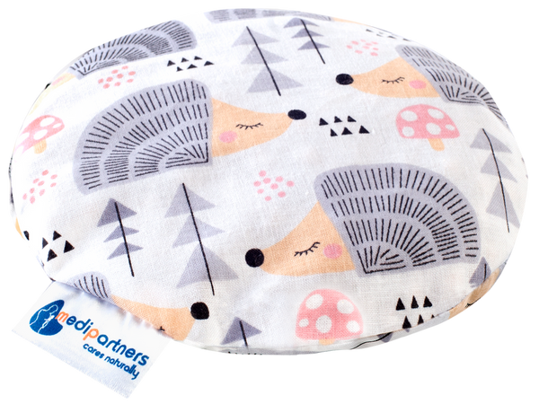 Medi Partners Medi Partners Thermofor with cherry seeds for children - Grey hedgehogs