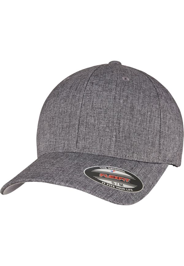 Flexfit Melange cap FLEXFIT HEATHERLIGHT dark grey