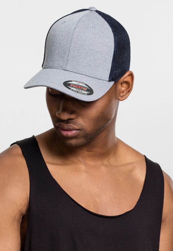 Flexfit Melange Mesh Cap Grey/Blue