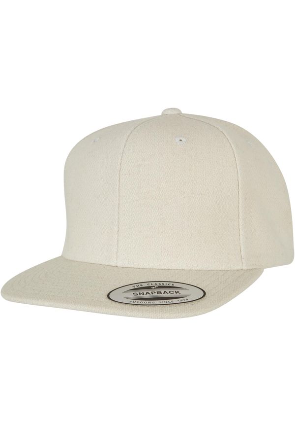 Flexfit Melton Wool Snapback White