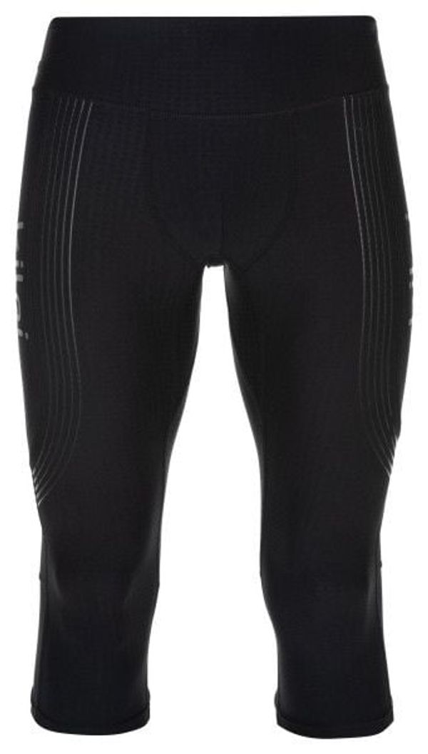 Kilpi Men's 3/4 running leggings Kilpi TERRY-M black
