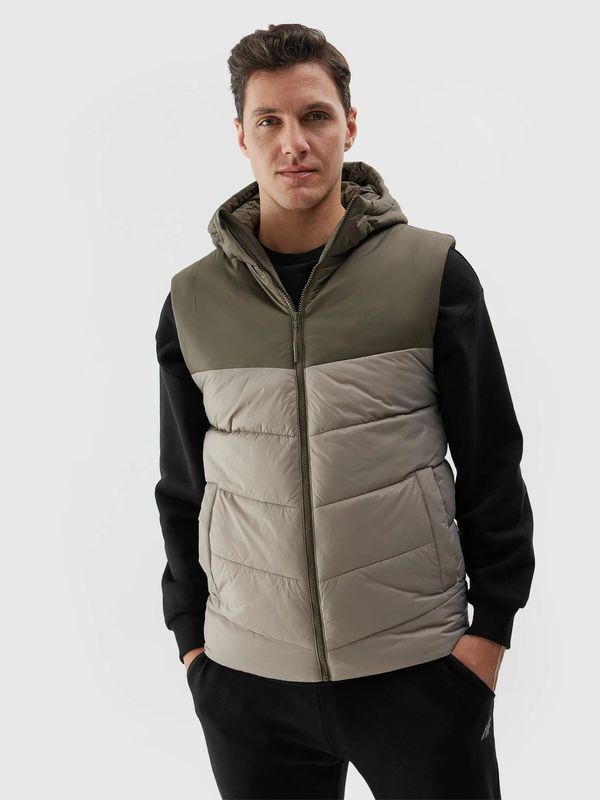 4F Men's 4F Down Gilet - Khaki