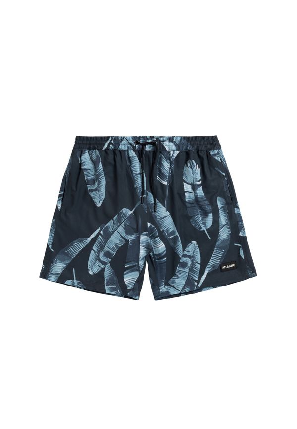 Atlantic Men's Atlantic Beach Shorts - Graphite with Pattern