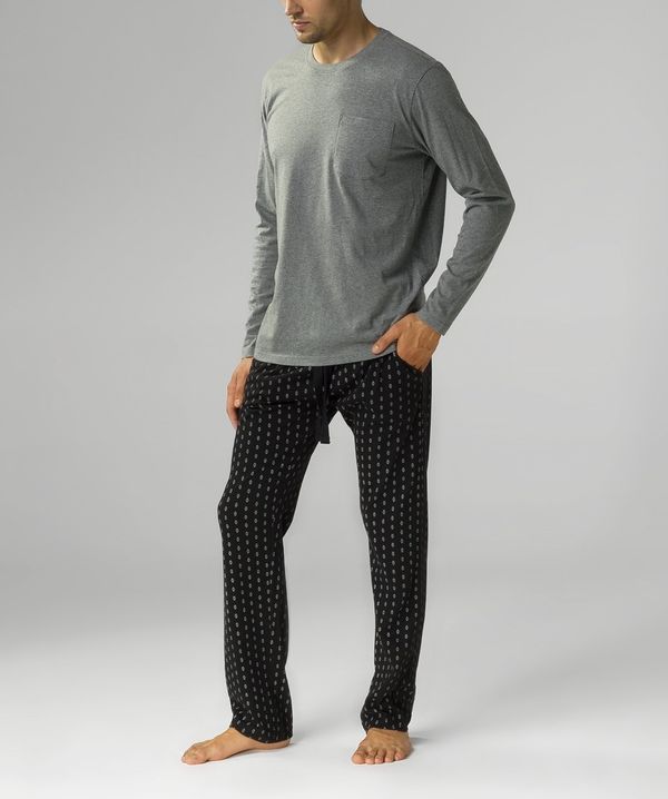 Atlantic Men's Atlantic pajamas - gray/black