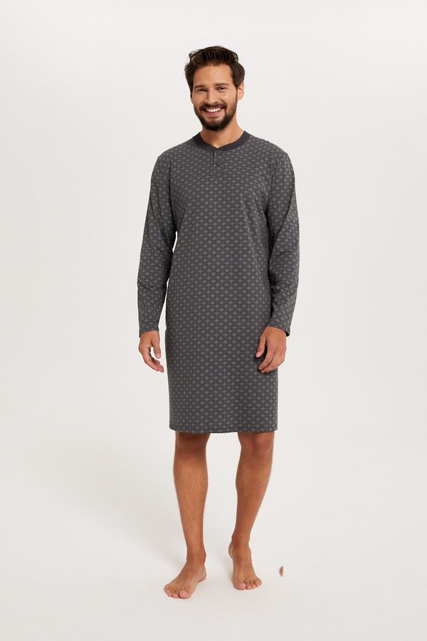 Italian Fashion Men's Balmer Long Sleeve Shirt - Print