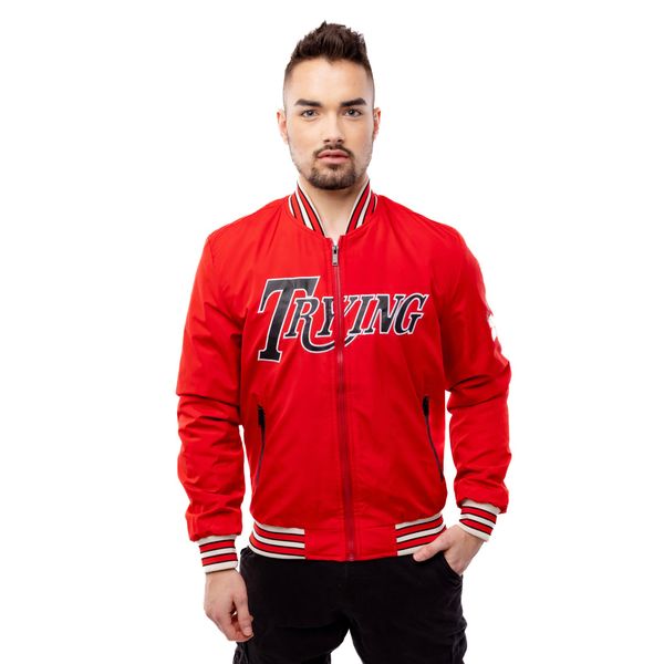 Glano Men's Baseball Jacket GLANO - Red