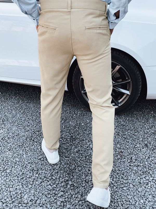 DStreet Men's Beige Dstreet Trousers