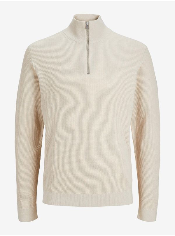 Jack & Jones Men's Beige Sweater Jack & Jones Arthur - Men