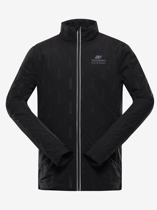 ALPINE PRO Men's black sports jacket ALPINE PRO BORIT