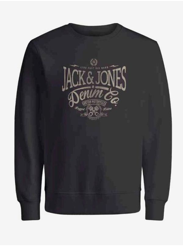 Jack & Jones Men's Black Sweatshirt Jack & Jones Eric - Men
