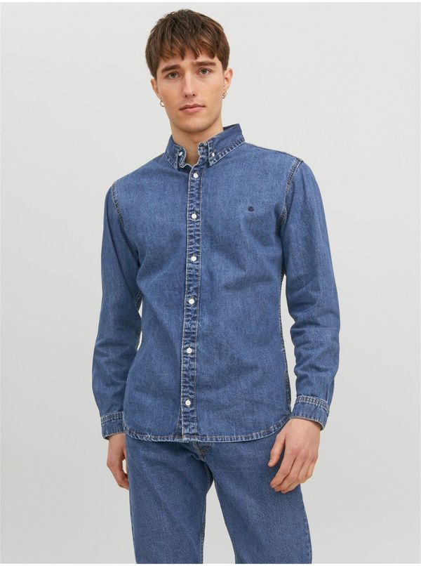 Jack & Jones Men's blue denim shirt Jack & Jones Felix